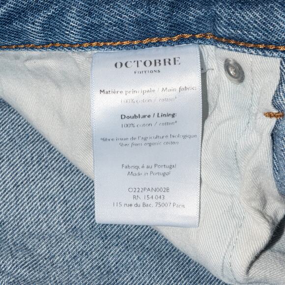 OCTOBRE Editions Men's Denim Jeans Blue washed size 33 - Picture 6 of 12